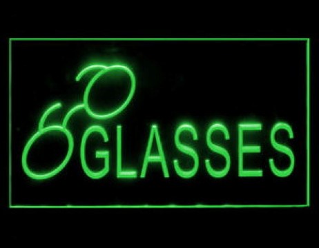 Glasses Optometrist Eye Test LED Neon Sign